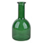 Green Glass Bud Vase, 6.5"