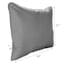Fiddlestix Dark Grey Premium Outdoor Corded Back Cushion