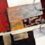 Triple Circle Abstract Enhanced Canvas Wall Art, 24x48