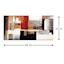 Triple Circle Abstract Enhanced Canvas Wall Art, 24x48