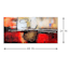 Scribble Abstract Enhanced Canvas Wall Art, 24x48