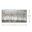 Framed Silver Trees Enhanced Canvas Wall Art, 28x56