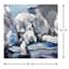 Blue Sleeping Dog Canvas Wall Art, 30"