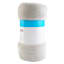 Light Grey Micro Plush Throw Blanket, 50x60
