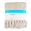 Natural Fringe Throw Blanket, 50x60