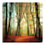 Fall Woods Textured Canvas Wall Art, 35"