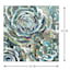Desert Bloom Blues Canvas Wall Art, 35"