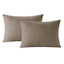 Crosby St. 3-Piece Taupe Washed Cotton Waffle Comforter Set, King