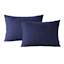 Crosby St. 2-Piece Navy Blue Washed Cotton Waffle Comforter Set, Twin/Twin XL