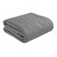 Crosby St. 3-Piece Grey Washed Cotton Waffle Duvet Set, King