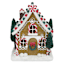 Gingerbread Lane LED Gingerbread Log Cabin, 8"