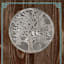 Glass Framed Family Tree Medallion Wall Decor, 7x13