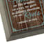 Glass Framed Family Tree Medallion Wall Decor, 7x13