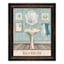 Glass Framed Refresh Bathroom Sink Wall Art, 9x11