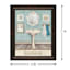 Glass Framed Refresh Bathroom Sink Wall Art, 9x11