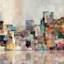 City of Color Canvas Wall Art, 60x20