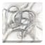 Silver Swirls Enhanced Canvas Wall Art, 40"