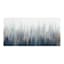 Silver Beats Textured Canvas Wall Art, 56x28