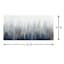 Silver Beats Textured Canvas Wall Art, 56x28