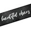 Welcome to Our Beautiful Chaos Canvas Wall Sign, 36x6