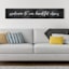 Welcome to Our Beautiful Chaos Canvas Wall Sign, 36x6