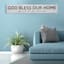 God Bless Our Home Canvas Wall Sign, 36x6