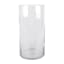 Clear Glass Cylinder Vase, 10"