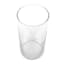 Clear Glass Cylinder Vase, 10"