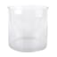 Clear Glass Cylinder Vase, 6"