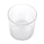 Clear Glass Cylinder Vase, 6"