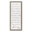 Inspirational Life Panel I Framed Wall Sign, 9x21