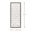 Inspirational Life Panel I Framed Wall Sign, 9x21
