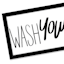 Glass Framed Wash Your Hands Bathroom Wall Art, 8x20
