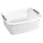 White Stacking Storage Bin, 19.5"