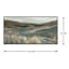 Copper Sunset Textured Canvas Wall Art, 49x25