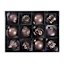 12-Count Light Pink Decorated Glass Ornaments