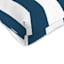 Providence Navy Blue Awning Striped Wicker Seat Cushion