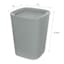 Grey Swing Top Trash Can, 5l