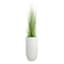 Japi Off-White Tall Fluted Outdoor Planter, Small