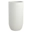Japi Off-White Tall Fluted Outdoor Planter, Medium