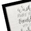 Glass Framed Bathroom Print Wall Art, 12x15