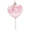 Mrs. Claus' Bakery Pink Glittered Heart Lollipop Ornament, 6"