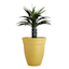 Honeybloom Yellow Vintage Outdoor Planter, Medium