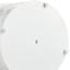 Providence White Round Metal Outdoor Planter, Large