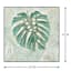Found & Fable Framed Leaf Canvas Wall Art, 40"