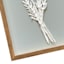 Providence Glass Framed Paper Flower Wall Art, 13x21
