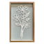 Providence Glass Framed Paper Flower Wall Art, 13x21