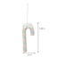 Mrs. Claus' Bakery Pastel Candy Cane Ornament, 5.4"