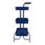 3-Tier Rolling Storage Cart, Blue