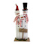Homespun Holiday Merry Christmas Snowman Family Decor, 34"